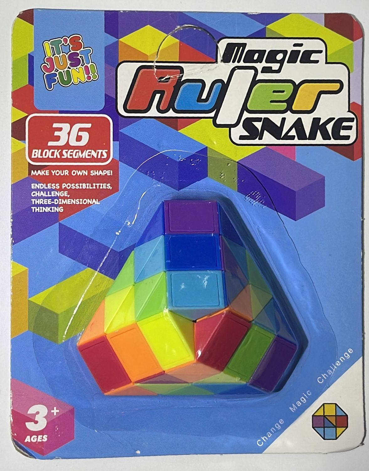 TOY,2.32x2.32x1.1"MAGIC SNAKE