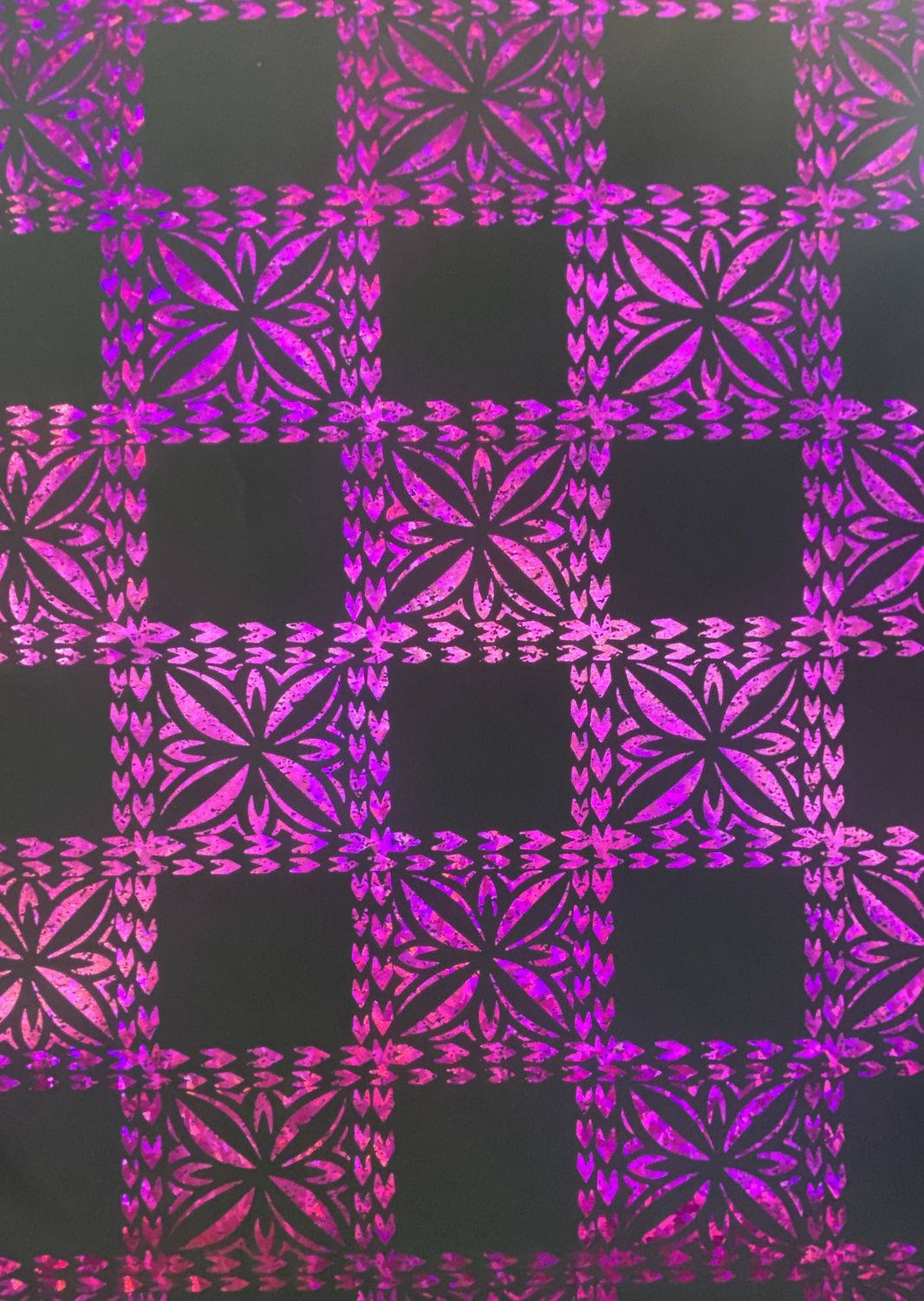 Stretch Full Print PINKonBLACK