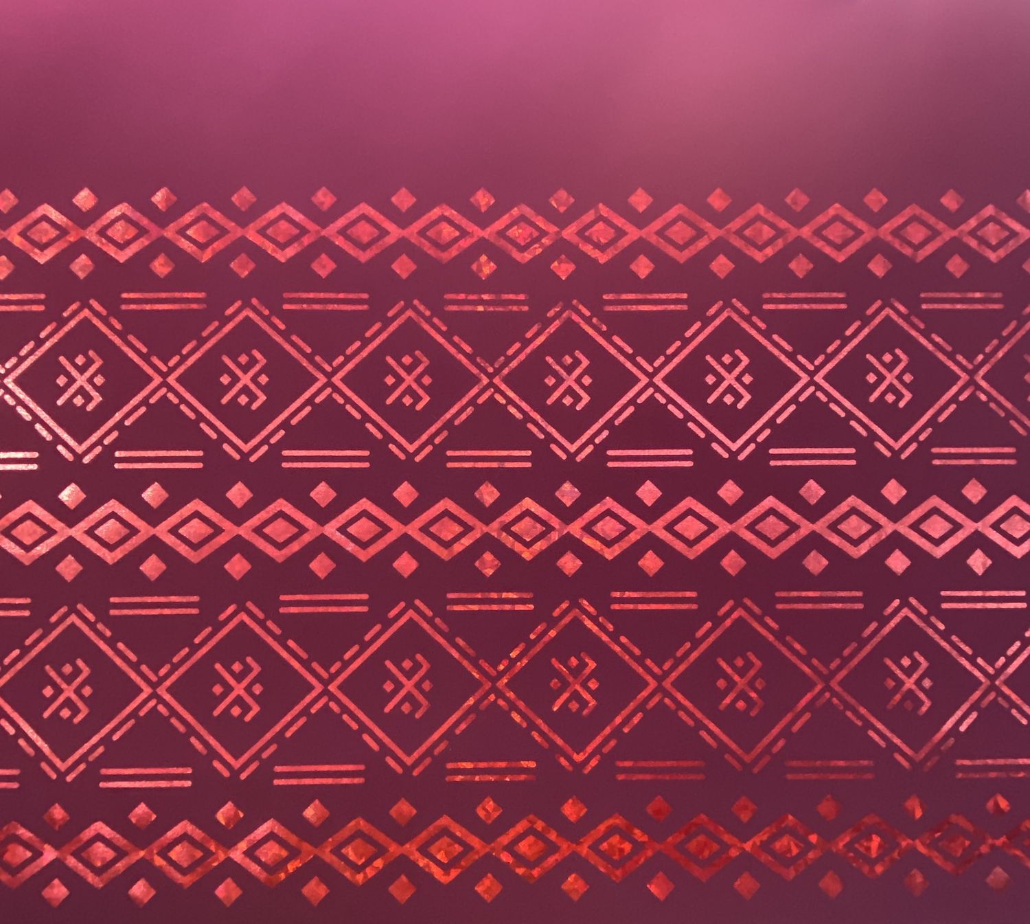 Stretch Half Print REDonMAROON