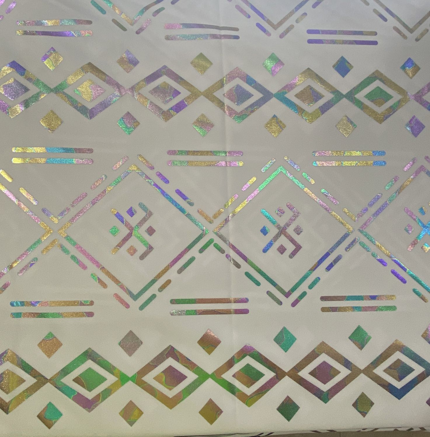 Stretch Full Print RNBOWonWHITE