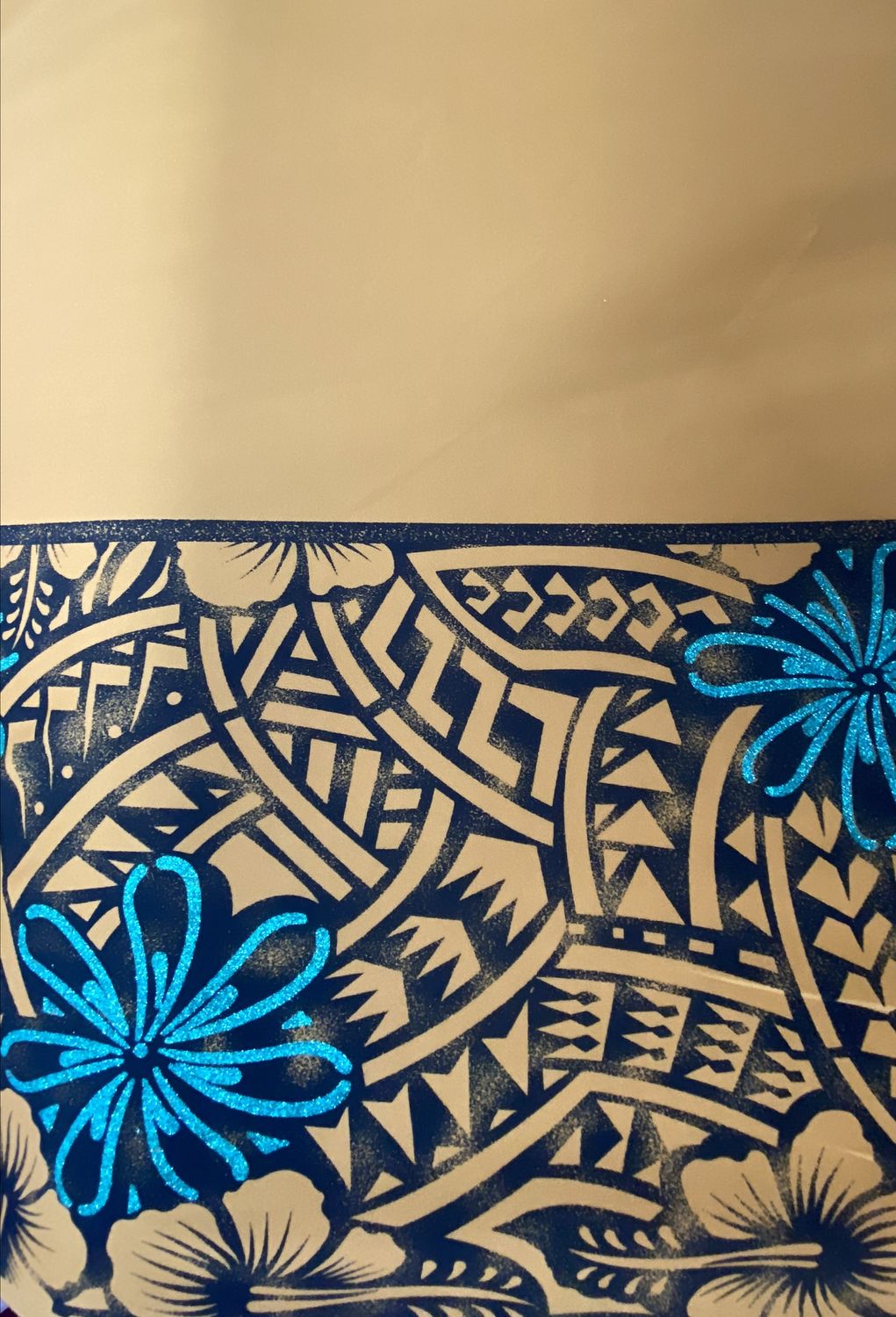 STRETCH HALF PNT GRN/BLK ON ORA