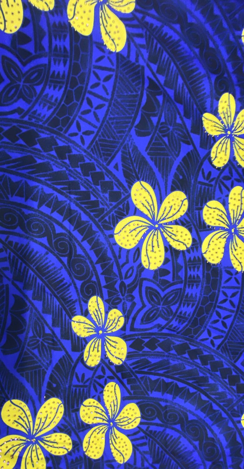 STRETCH FULL-YELL FLO BLK/D.BLU