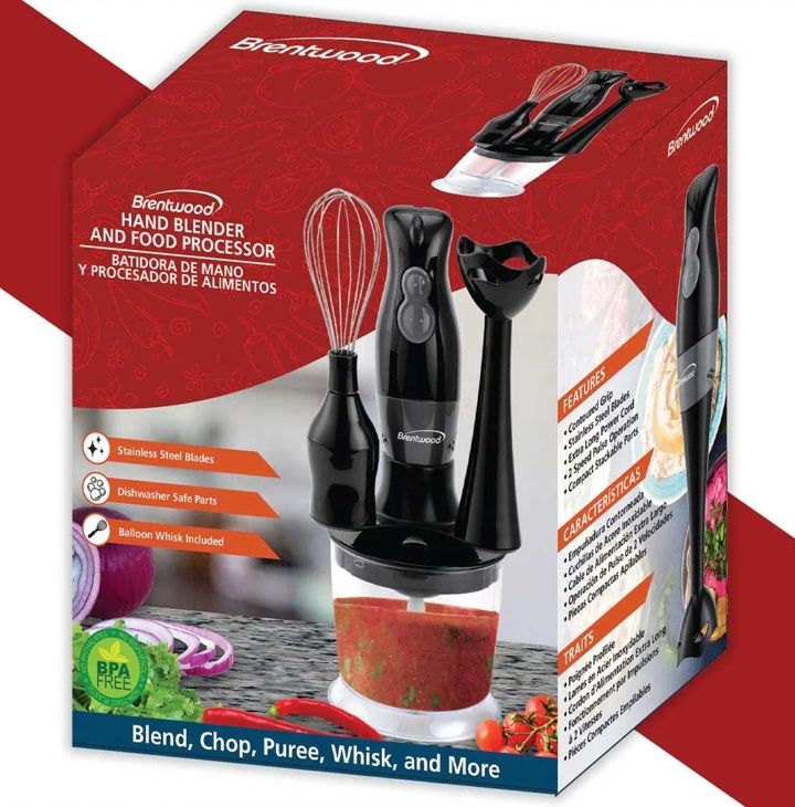 BRENTWD HAND BLENDER &amp; FOOD