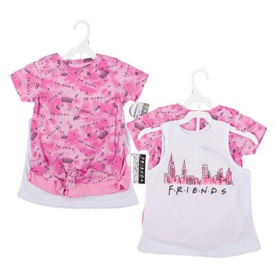T-SHIRTw/SHORTS,3pc FRIENDS