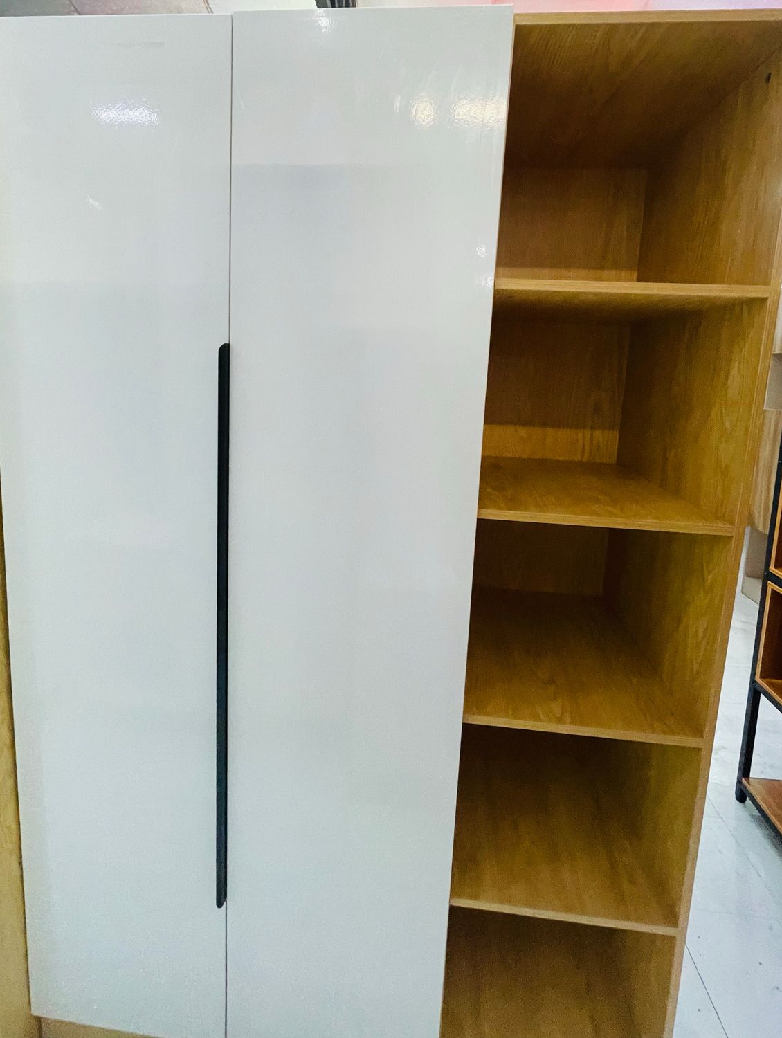 2 Door Wardrobe 120x50x190CM