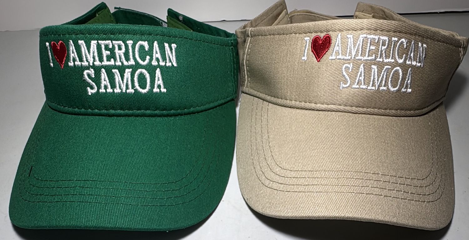 Sun visor,I love American Samoa