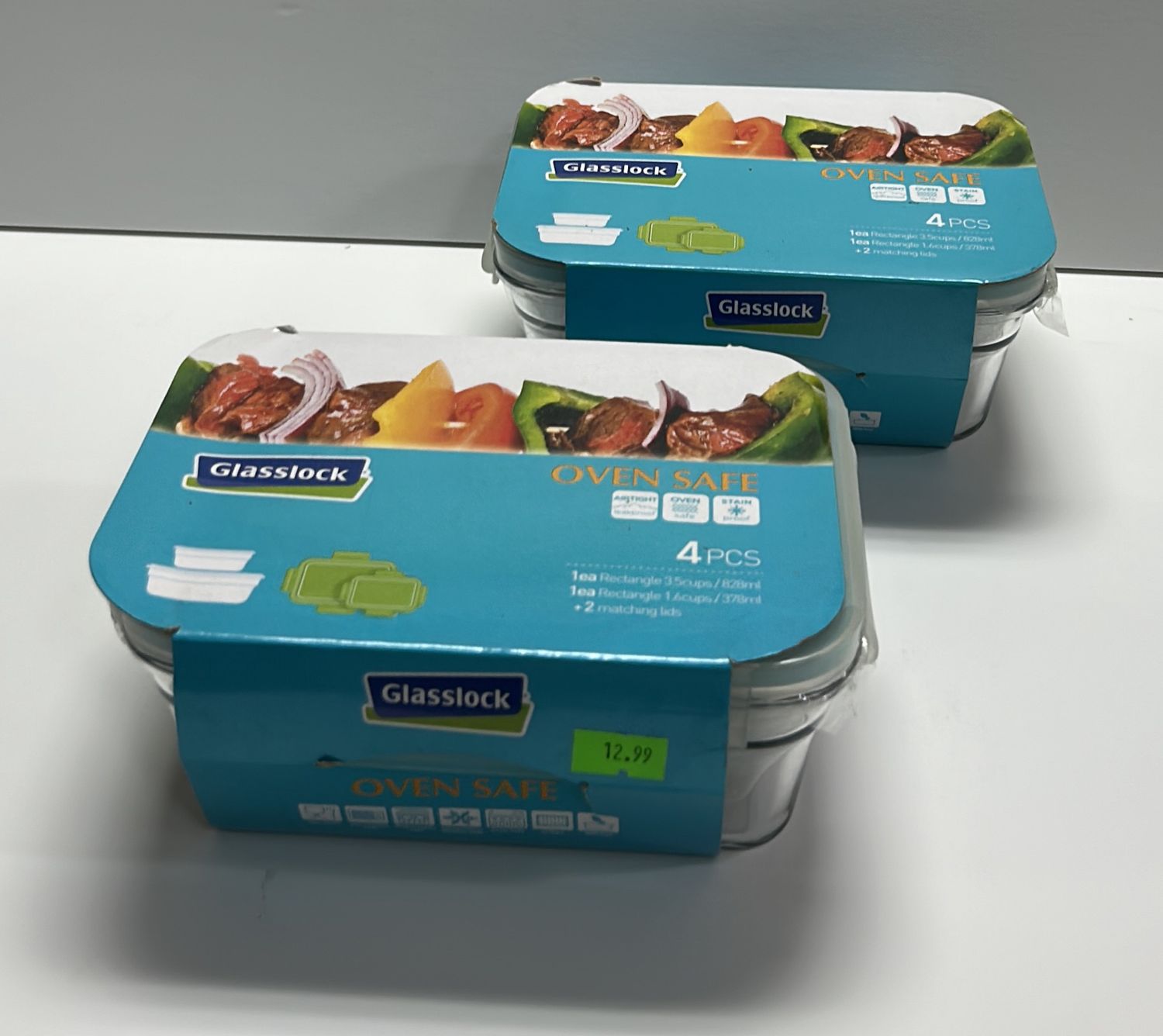GLASSLOCK CONTAINER RECT 4PC SE