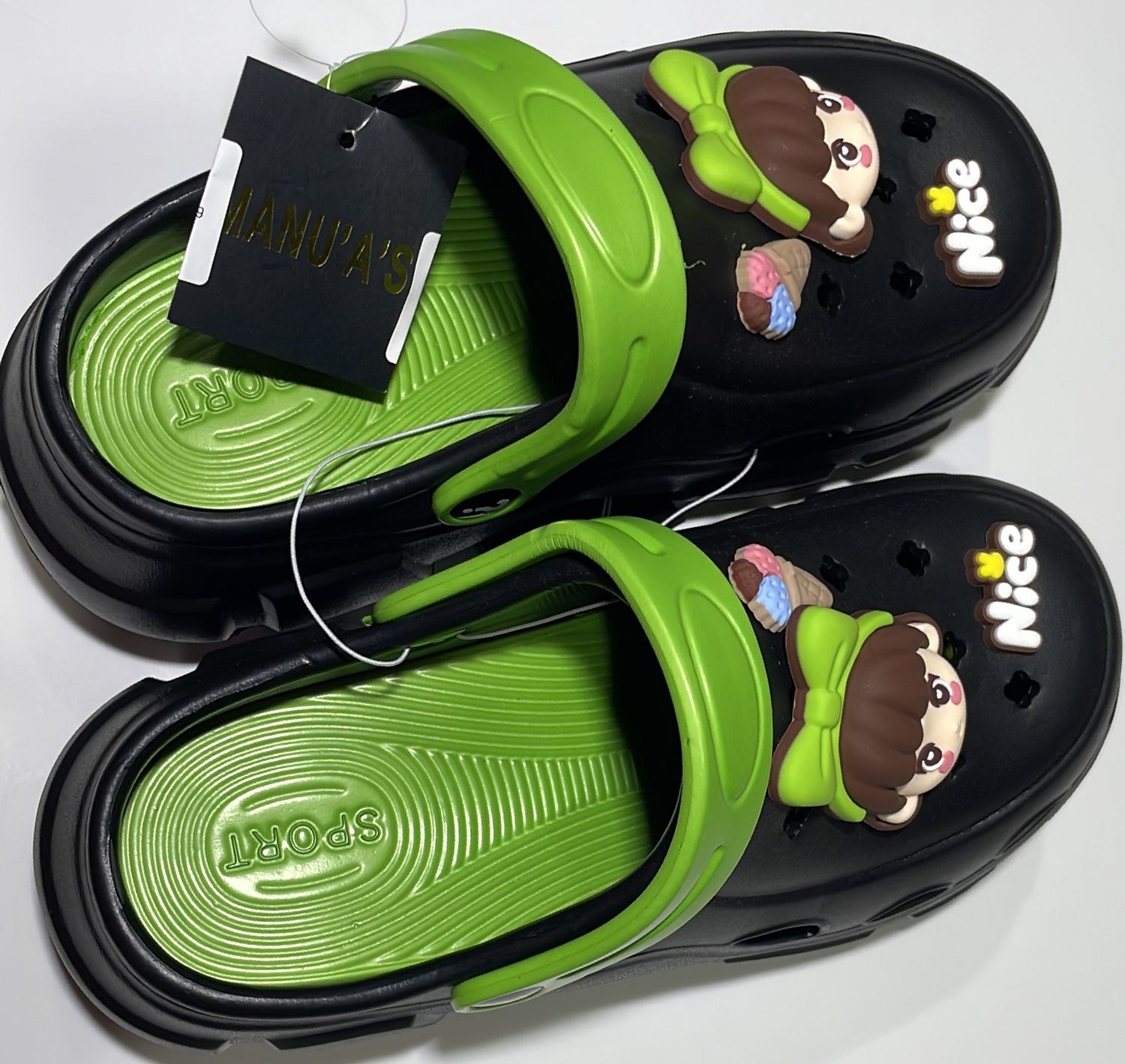 CROCS 35-40, BLACK,OPP