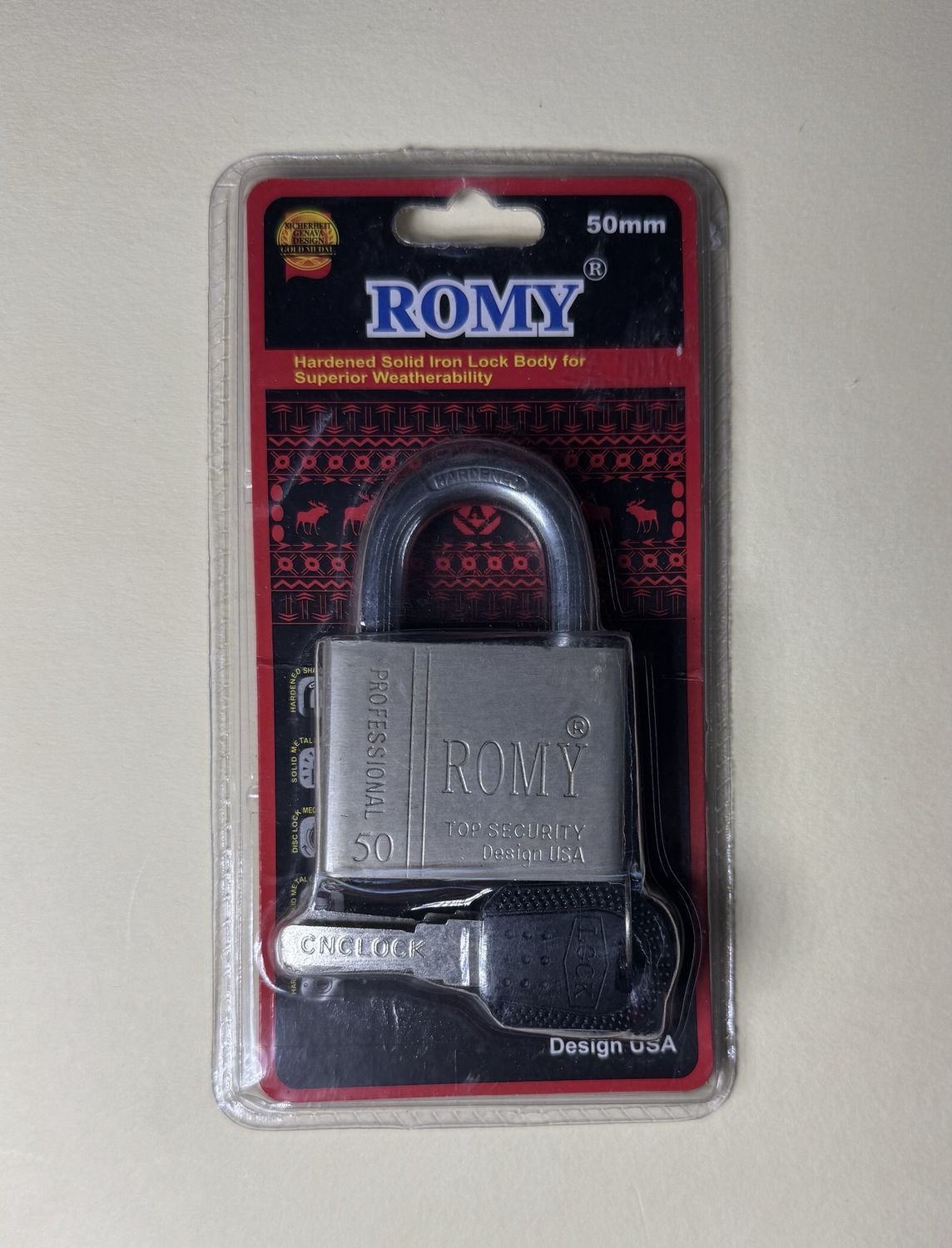 ROMY HEAVY DUTY PADLOCK 50MM