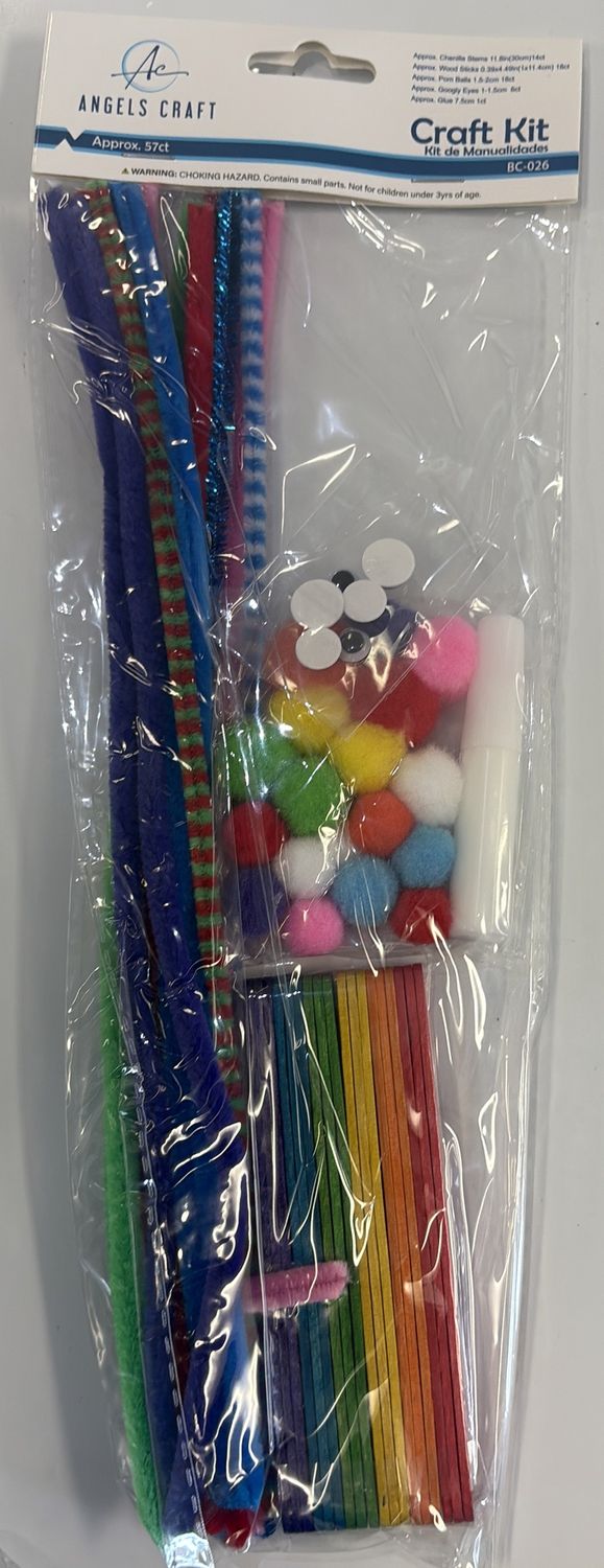 Twist craft w/ asst chenille s