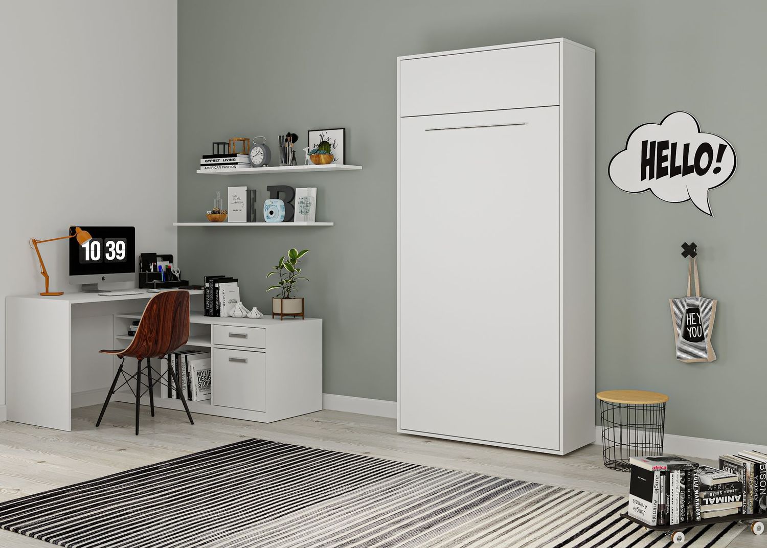 MOON 90x200 blanc MOON 90x200 blanc