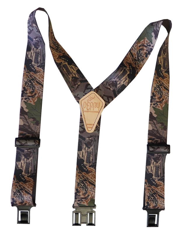 Camouflage Perry Suspenders™ - Advantage Timber