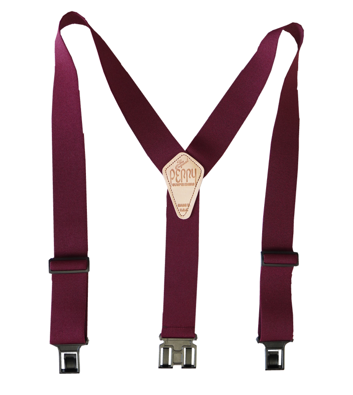 Original Perry Suspenders™ - Burgundy