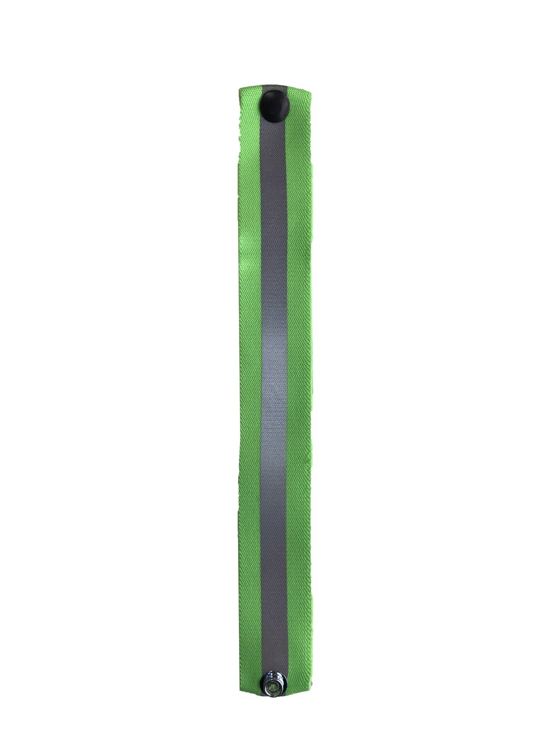 1 1/2&quot; Snap Leg Bands - Lime Green Reflective