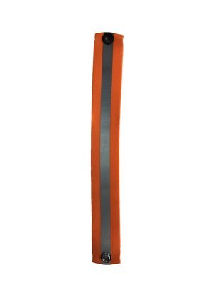 1 1/2&quot; Snap Leg Bands - Orange Reflective