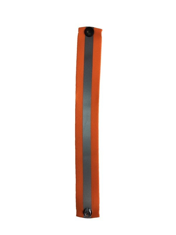 1 1/2&quot; Snap Leg Bands - Orange Reflective