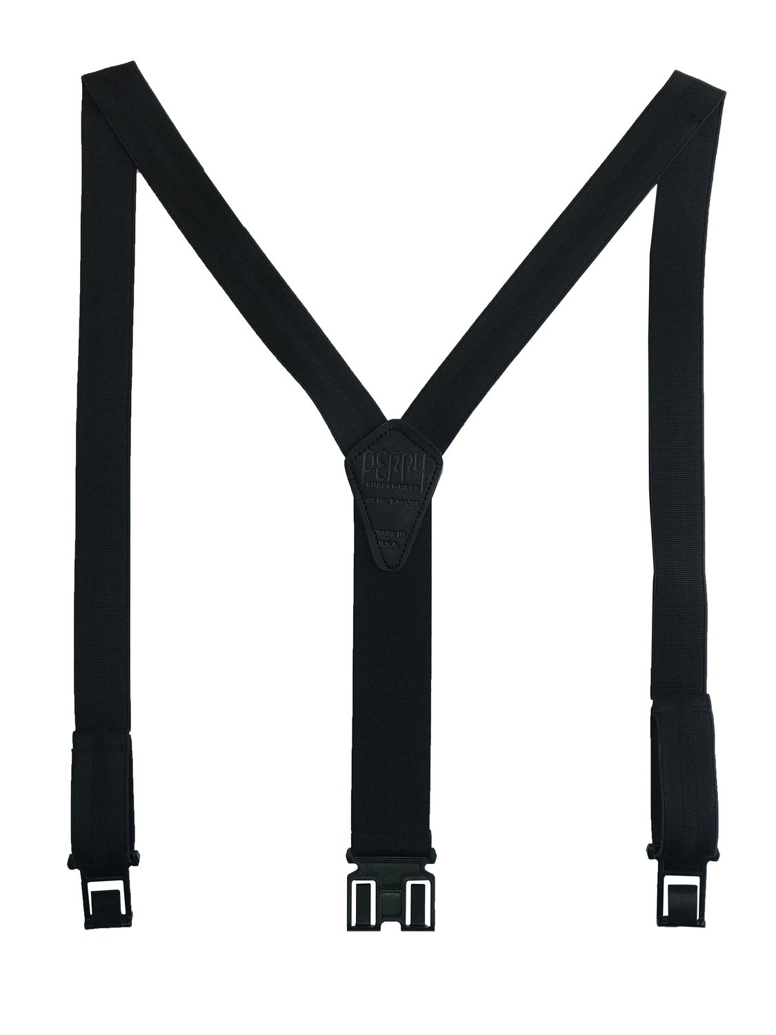 1 3/8&quot; Club Stripe Perry Suspenders™ - Black