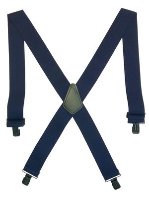 Clip-on Suspenders - Navy