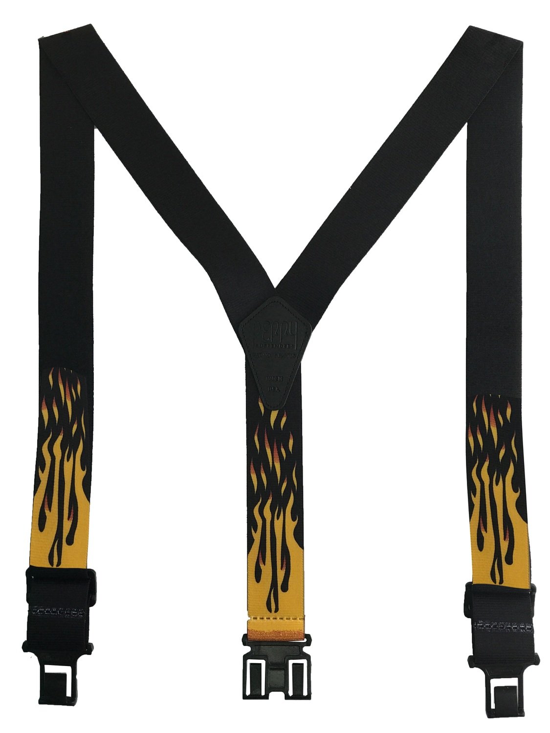 Novelty Perry Suspenders - Flame