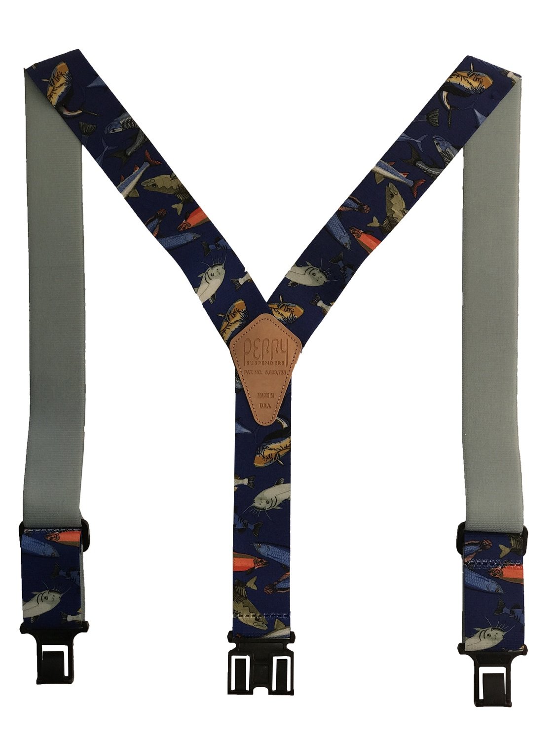Novelty Perry Suspenders™ - Mixed Fish