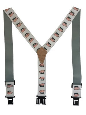 Novelty Perry Suspenders™ - Pigs