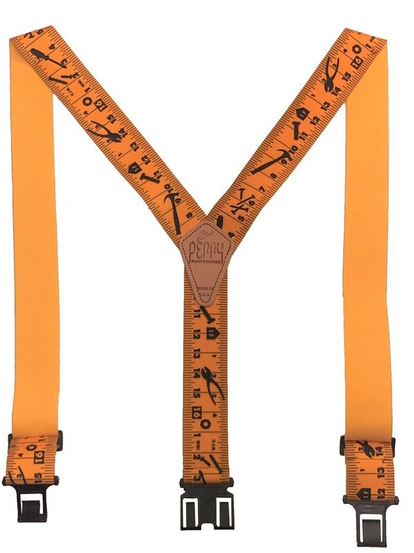 Original Perry Suspenders™ - Yellow Tape Ruler