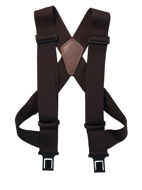 uBEE Perry Suspenders™ - Brown 1.5&quot; and 2&quot; widths available