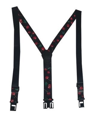 Novelty Perry Suspenders - Cherries