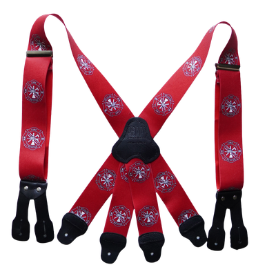 Firefighter Turnout Suspenders - Fire &amp; Rescue Pattern