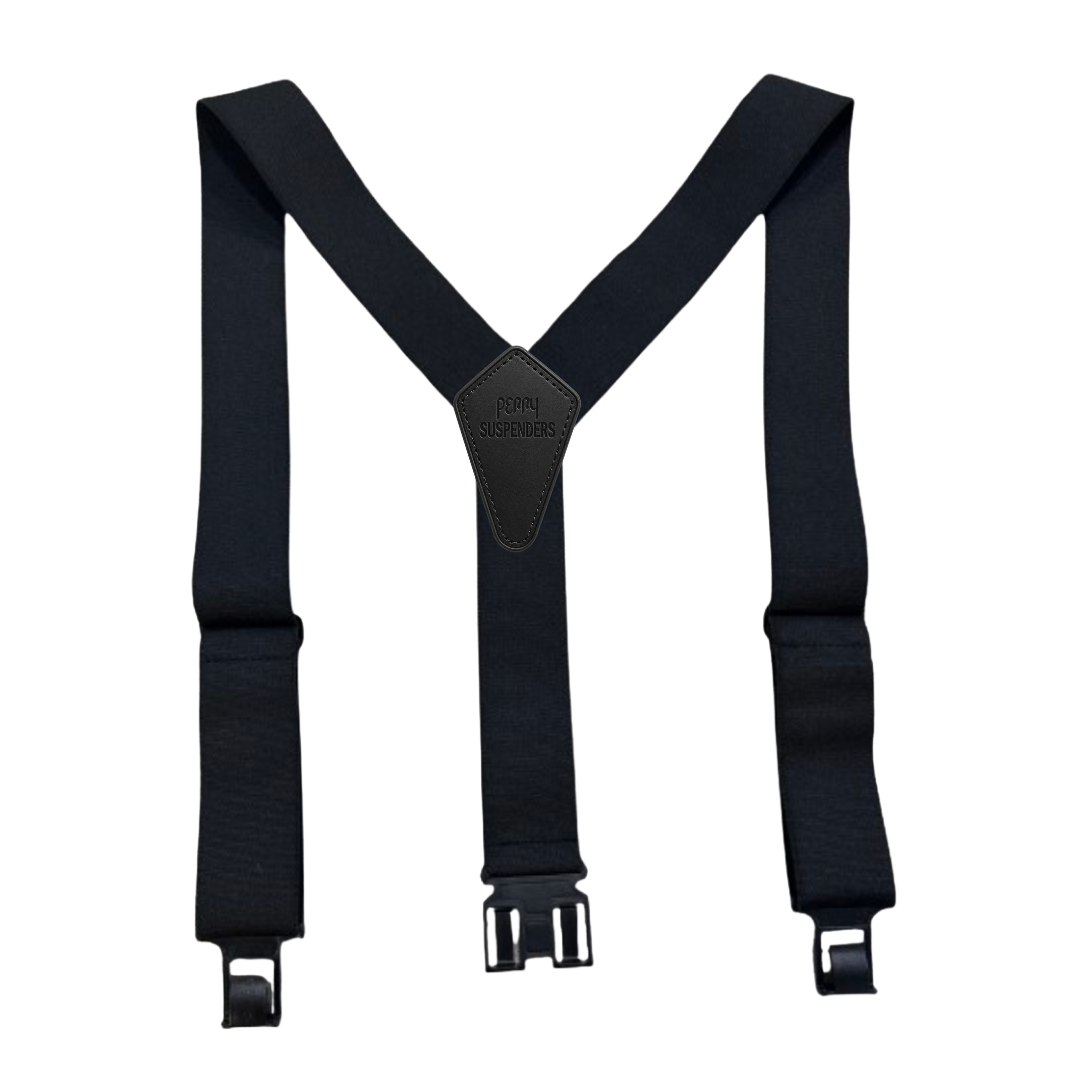 Premium Perry Suspenders, Black