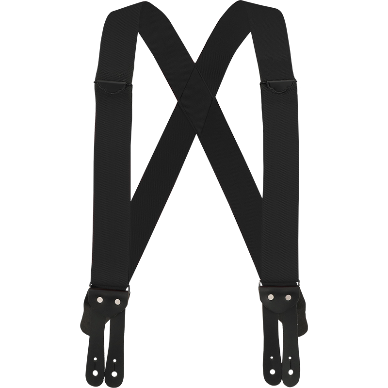 Welch 2" X-Back Work Button-On Suspender