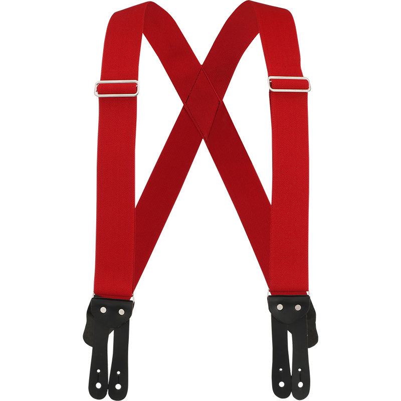 Welch 2" X-Back Work Button-On Suspender