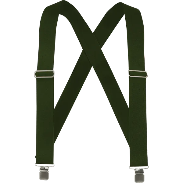 Welch 2" X-Back Work Clip-On Suspender