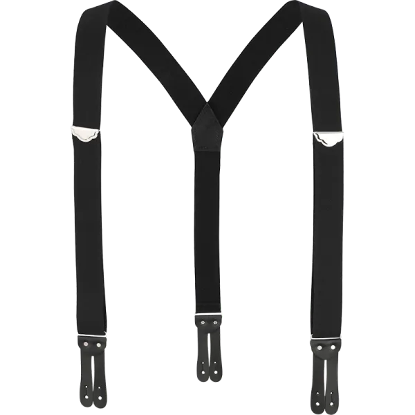 Welch 1-1/2" Y-Back Work Button-On Suspender