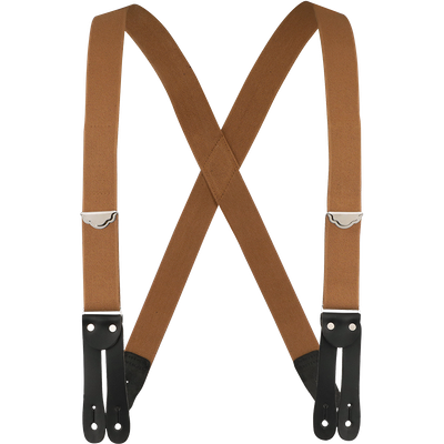 Welch 1-1/2" X-Back Work Button-On Suspender