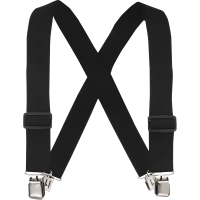 Welch 2" X-Back Work Clip-On Suspender with Super-Tuff Stuff Webbing