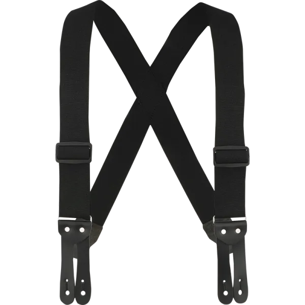Welch 2" X-Back Work Button-On Suspender with Super-Tuff Stuff Webbing
