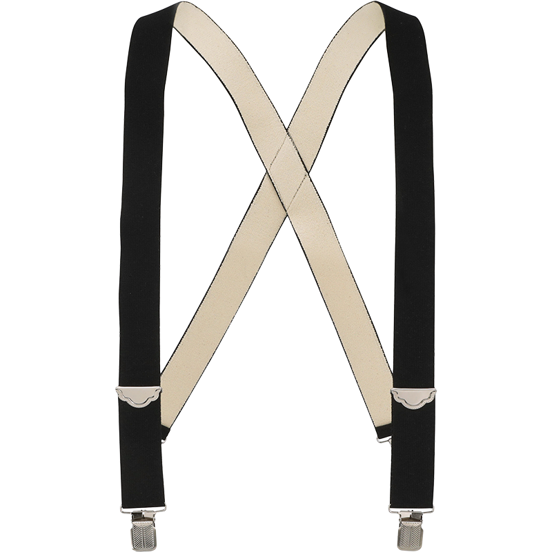 Welch 1-1/2" X-Back Casual Clip-On Suspender