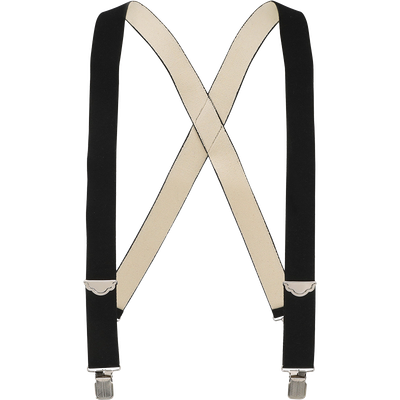 Welch 1-1/2" X-Back Casual Clip-On Suspender