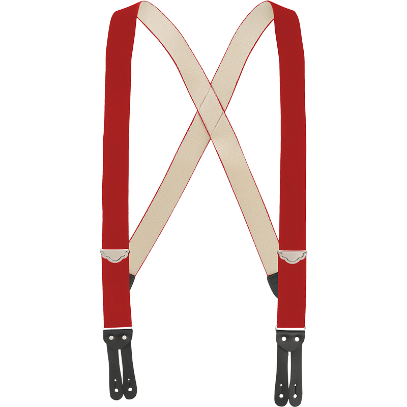 Welch 1-1/2" X-Back Casual Button-On Suspender
