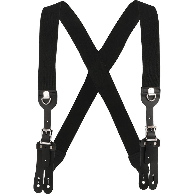 Welch 2" X-Back Cinch-Up Button-On Suspender