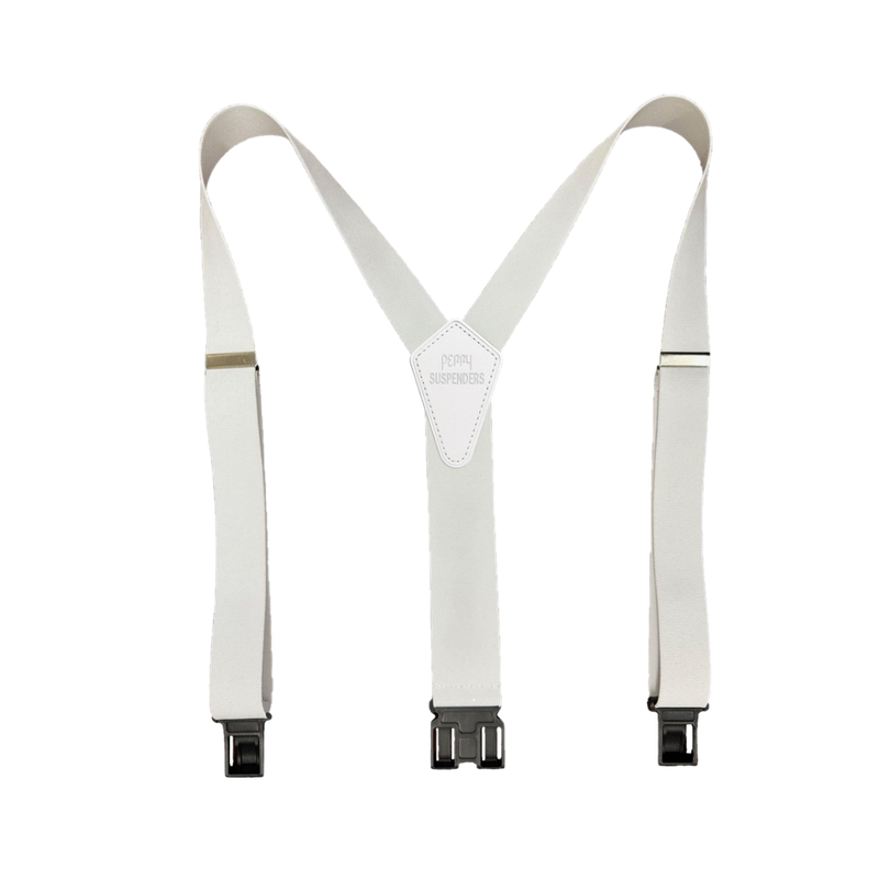 Original Perry Suspenders - White