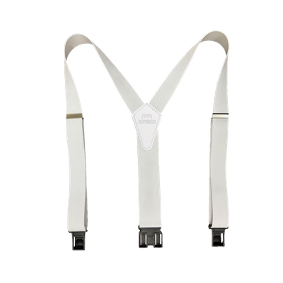 Original Perry Suspenders - White