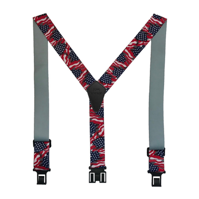 Novelty Perry Suspenders - US Flag