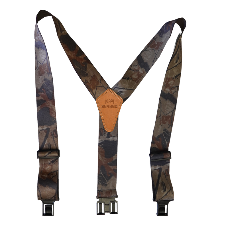 Camouflage Perry Suspenders - Realtree Hardwood