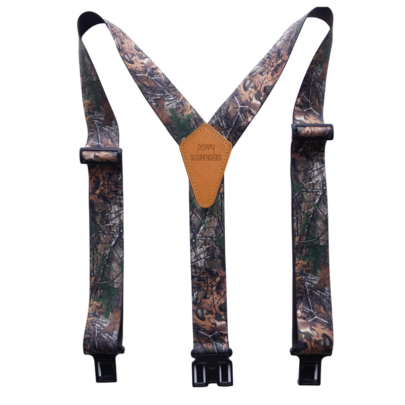 Camouflage Perry Suspenders - Realtree XTRA