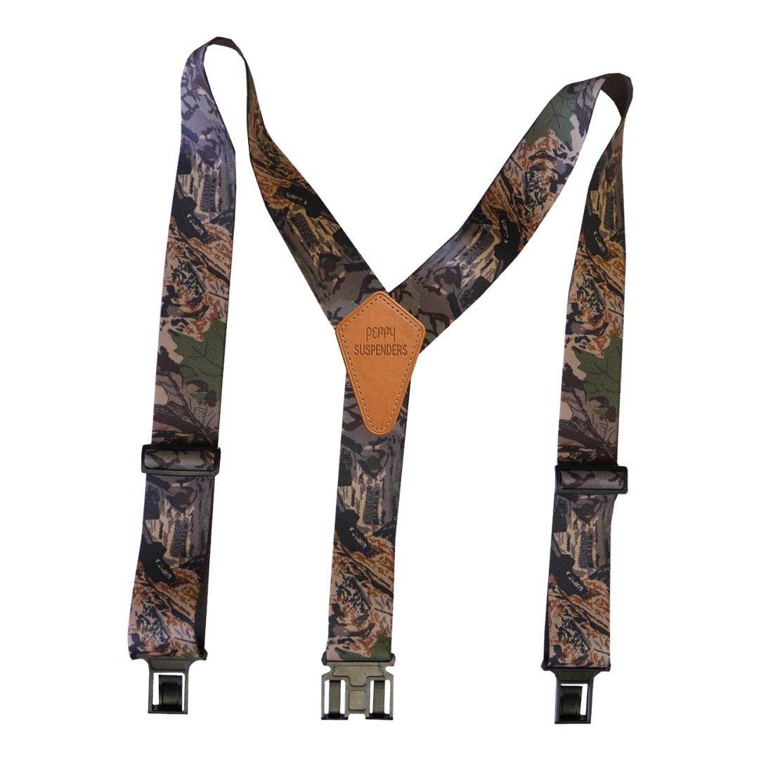 Camouflage Perry Suspenders - Advantage Timber