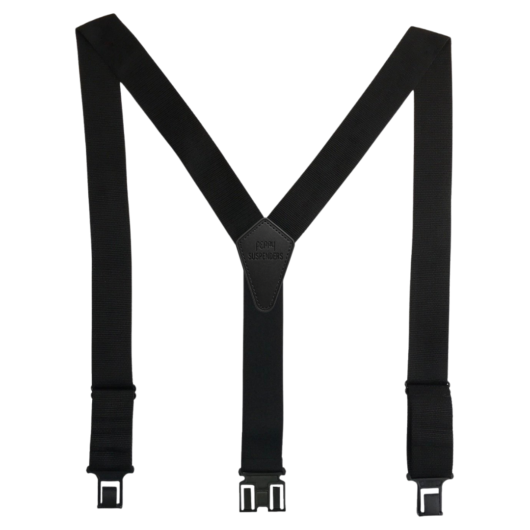 Construction Perry Suspenders - Black