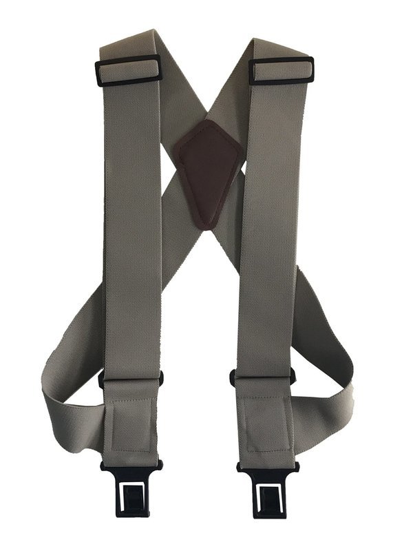 uBEE Perry Suspenders - Tan 1.5" and 2" widths available