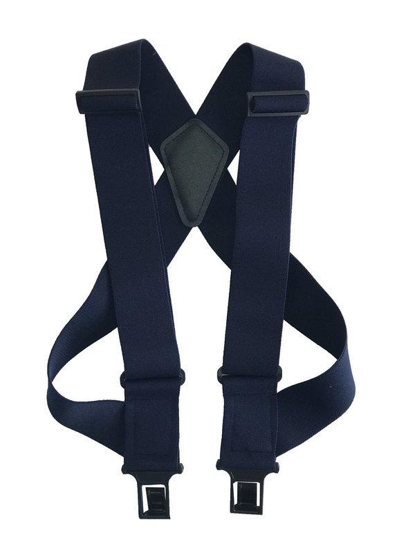 uBEE Perry Suspenders - Navy 1.5" and 2" widths available